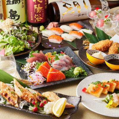 コース ♪肉も魚もよくばりに！政良の定番コース！[全7品]2時間飲み放題付き 6,000円⇒5,000円