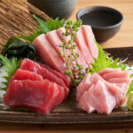 刺身 本まぐろ赤身と中トロ